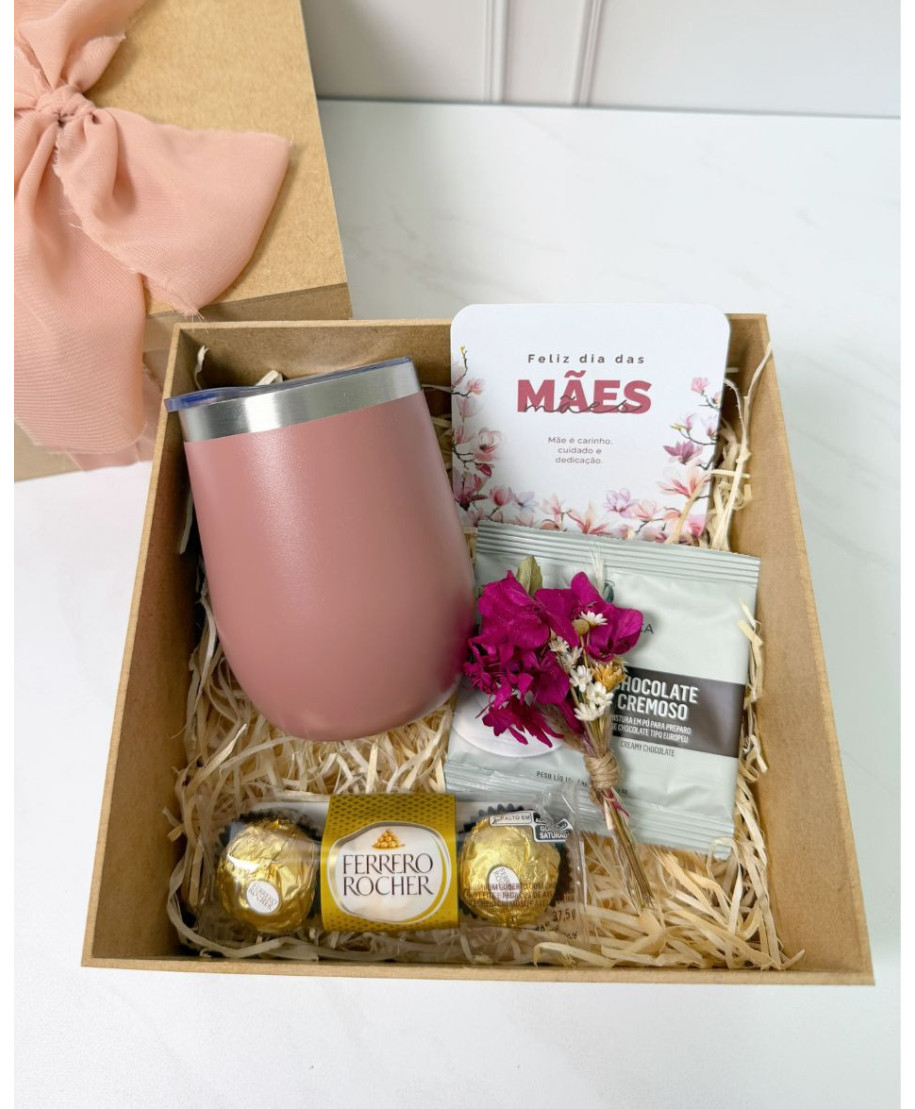 Kit Dia das Mães Copo Térmico Personalizado