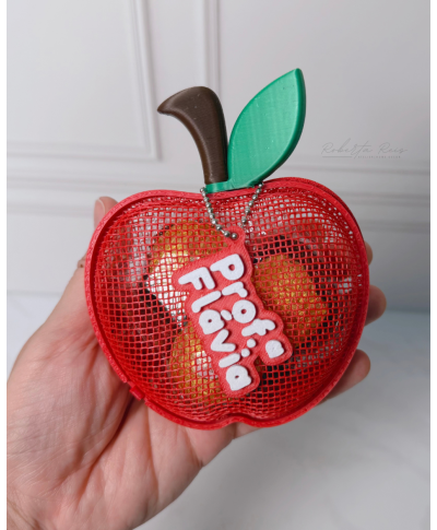 Maça 3D Porta Lembrancinha