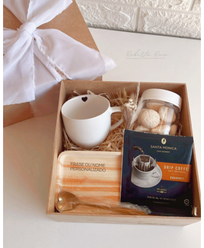 Kit Presente Xícara com Pires Personalizado