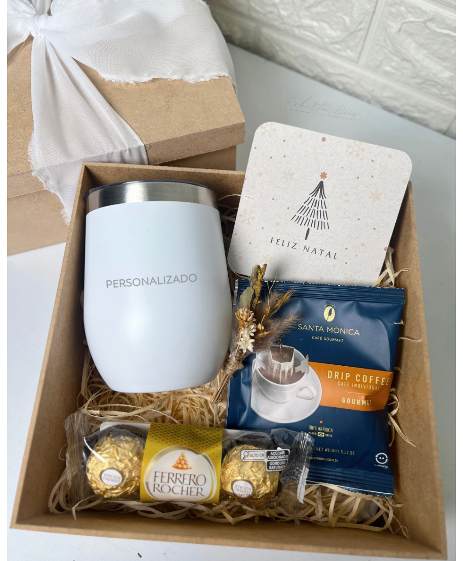 Kit Natal Copo Térmico Personalizado