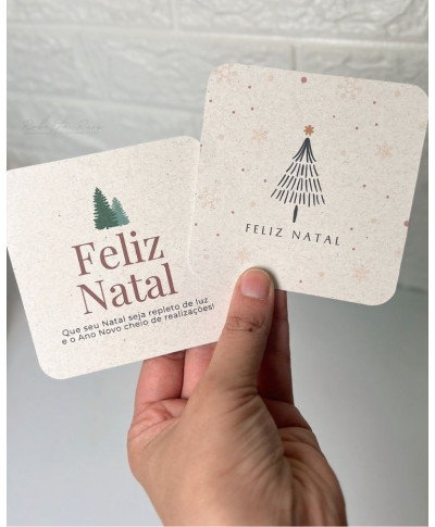 Kit Natal Caderneta e Copo Térmico Personalizado